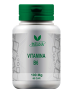 Imagem de Vitamina B6 100 mg - 60 Cápsulas