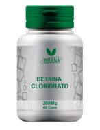 Imagem de Betaina Cloridrato 300mg 60 Cápsulas