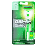 Imagem de Aparelho Gillette Mach 3 Acqua Grip Sensitive